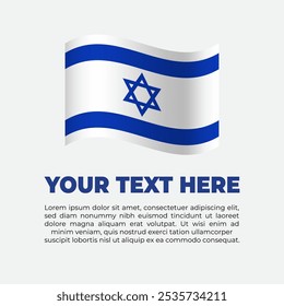 Modelo de Fundo de Bandeira de Israel