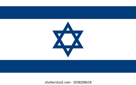 Herunter geladene Vektorgrafiken der israelischen Flagge