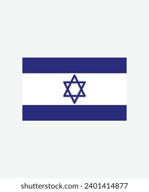 icono de la bandera israel, mejor icono plano del vector.