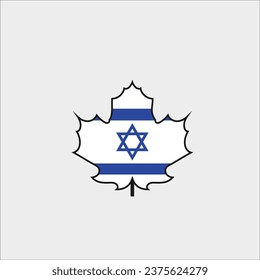 Israel flag icon vector illustration