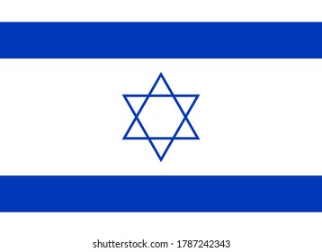 Israel flag image vector. EPS.file.