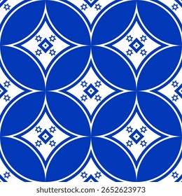 israel flag seamless pattern. geometric background for decoration. vector illustration