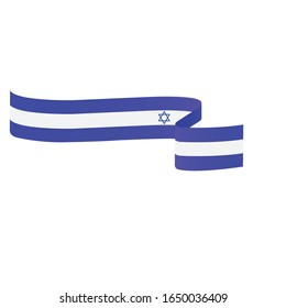 Israel flag. Simple vector. National flag of Israel 
