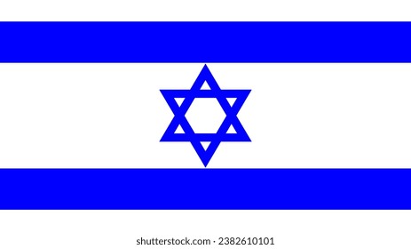 Israel Flag. Flag of Israel Vector graphics