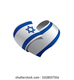 Israel Flag, Vector Illustration