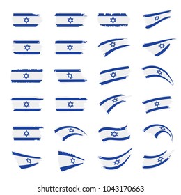 Israel flag, vector illustration