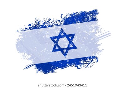Israel flag - vector illustration	