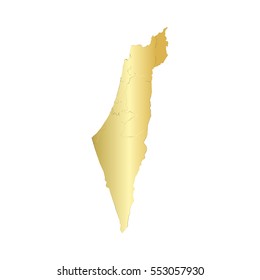 Israel gold map