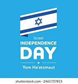 Israel Happy Independence Day flag