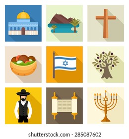 Israel icon set