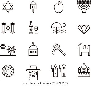 Israel icons