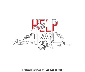 Israel Iran War - Stop The War Save World. 