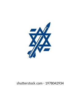 Israel Iron Dome Or Missile Logo Or Icon Design