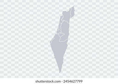 Israel Map Cloud Color on White Background quality files Png