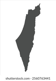 Israel map with regions vector illustration, Israel Political map and administrative divisions, vector illustration map of Israel with districts, colorful map of Israel with states, district, cities