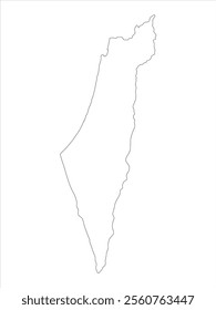 Israel map with regions vector illustration, Israel Political map and administrative divisions, vector illustration map of Israel with districts, colorful map of Israel with states, district, cities