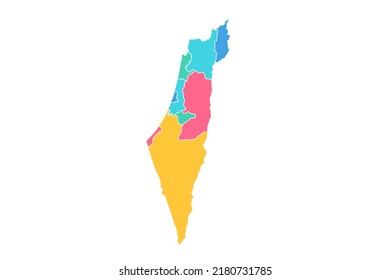 Israel Map World Map International Vector Stock Vector (Royalty Free ...