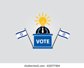 Israel Podium Bright Idea Politician