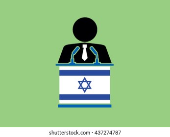 Israel Podium Politician
