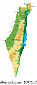 Israel Relief Map