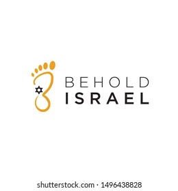 israel trip logo startup concept svg