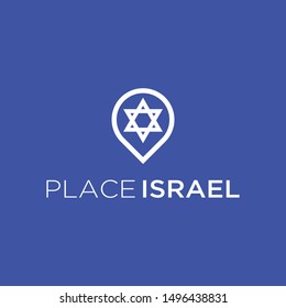 israel trip logo startup concept svg