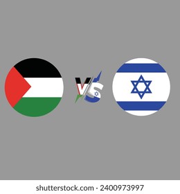 israel vs palestine  flag,  palestine   , israel , logo. VS logo. israel vs palestine  war logo .logo design israel vs palestine . 