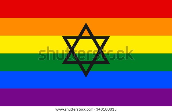 black gay pride flag vector