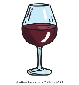 Israeli wine glass illustration vector art