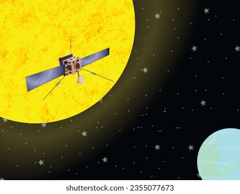 ISRO's Aditya L1 Solar Mission Launch Rehearsal Illustration 