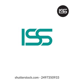 ISS Logo Letter Monogram Design