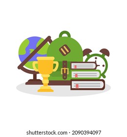 issolated simple vector back to school