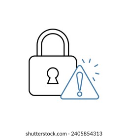 Issue concept line icon. Simple element illustration. Issue concept outline symbol design.