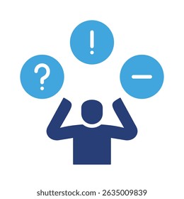 Problem-Symbol-Element für Design