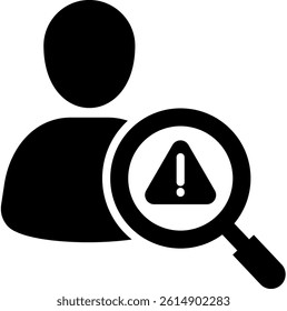 Issue Icon Glyph Vector Illustration