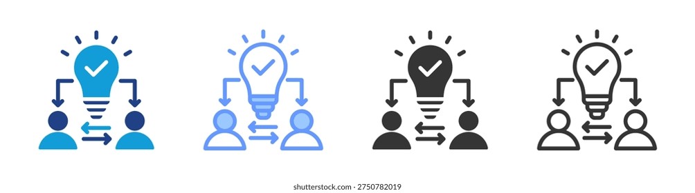 Issue Resolution icon set multiple style collection