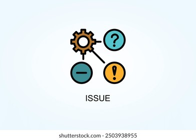 Issue Vector Or Logo Sign Symbol Illustration