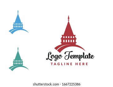 Istanbul Beyoglu Galata Tower Logo Design