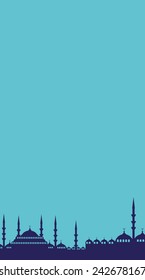 istanbul city graphic design vector art