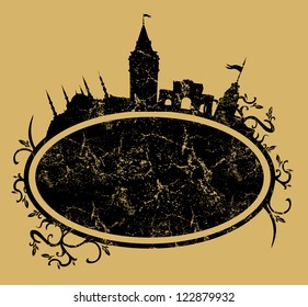 istanbul city text box vector art