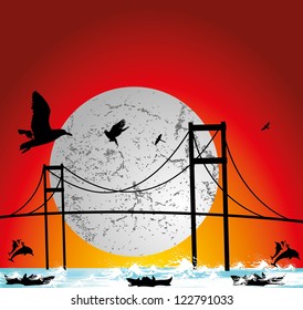 istanbul city vector art
