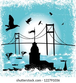 istanbul city vector art