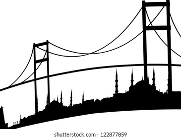 istanbul city vector art