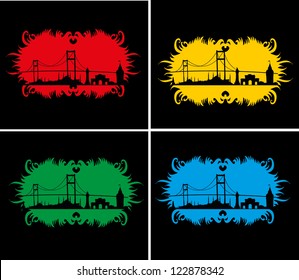 istanbul city vector art