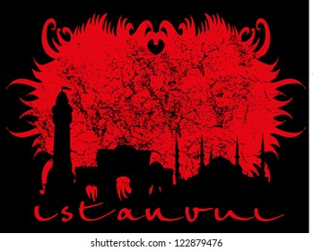 istanbul city vector art