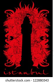 istanbul city vector art