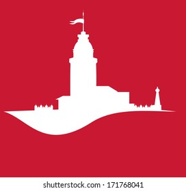 istanbul city vector art