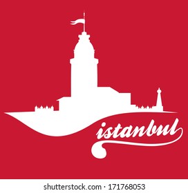istanbul city vector art