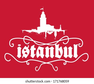 istanbul city vector art