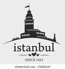 istanbul city vector art